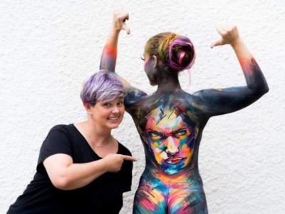 Künstlerei Silke Kirchhoff: Kunst am Körper - Bodypainting 2022 und 2023